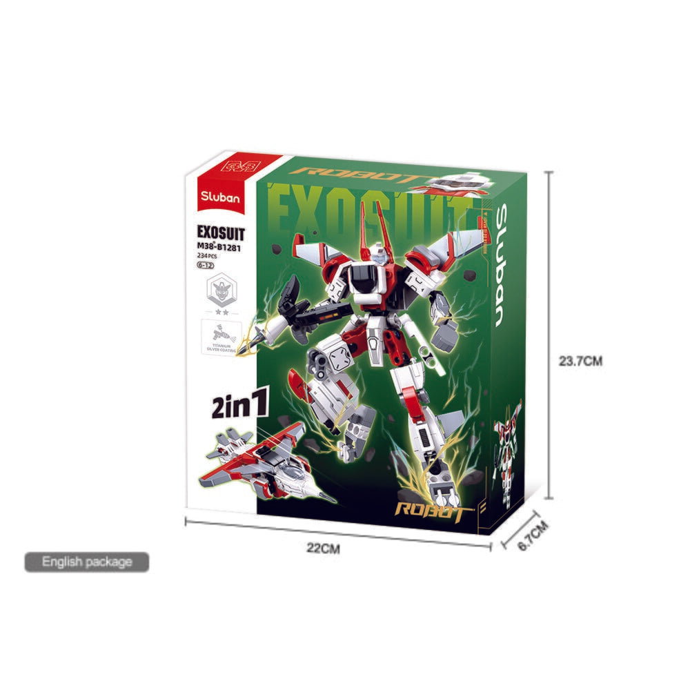 Sluban army straaljager 2 in 1 (m38-b1281)