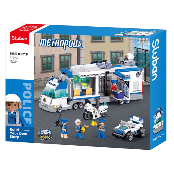 Sluban metropolis police-invasion the command vehicle (m38-b1219)