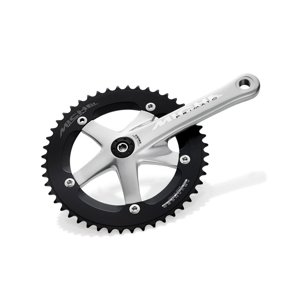 Miche crankstel pista geavanceerd 170 mm 49tds. 1 8 zilver