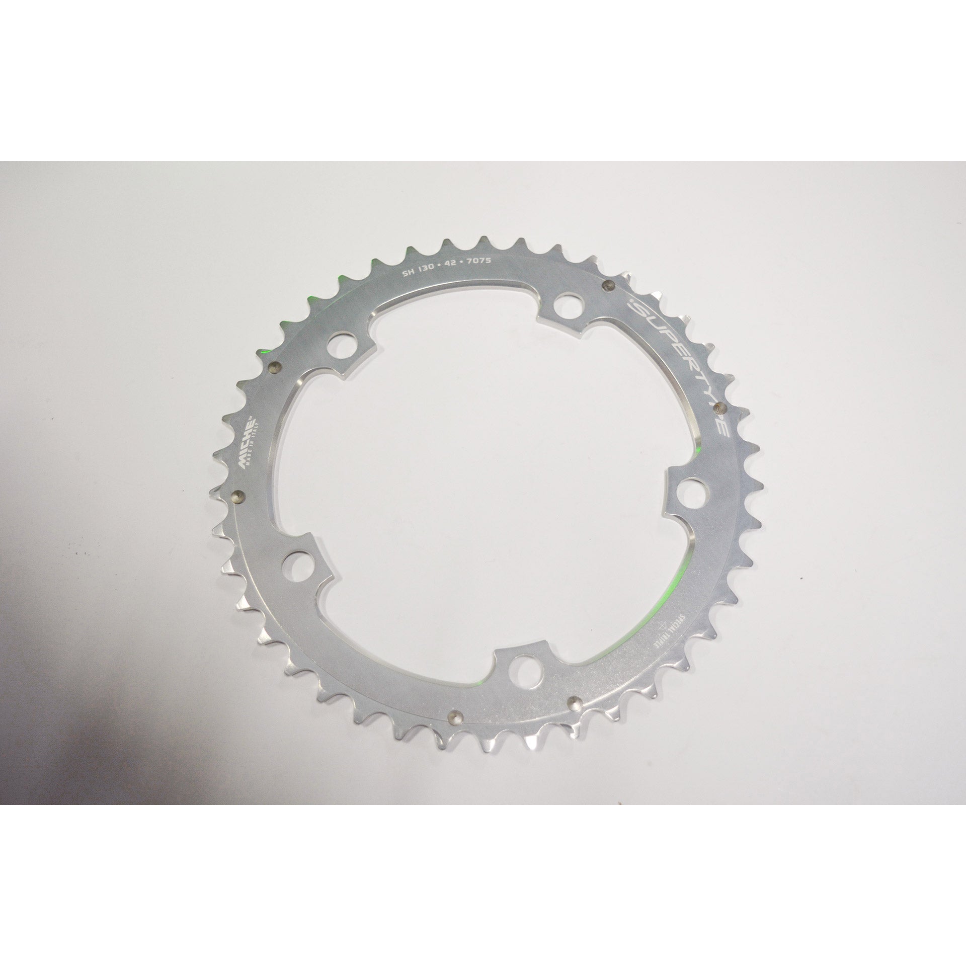 Miche kettingblad supertype 130 42t shimano triple zilver