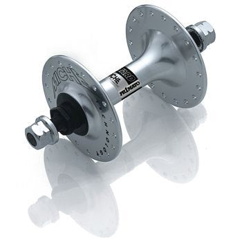 Miche voornaaf pista 28gts. hoge flens zilver