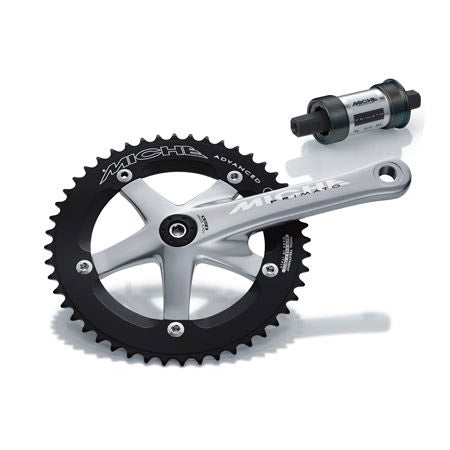 Miche Crankstel Pista Advanced 167 mm 49tds. 1 8 zilver