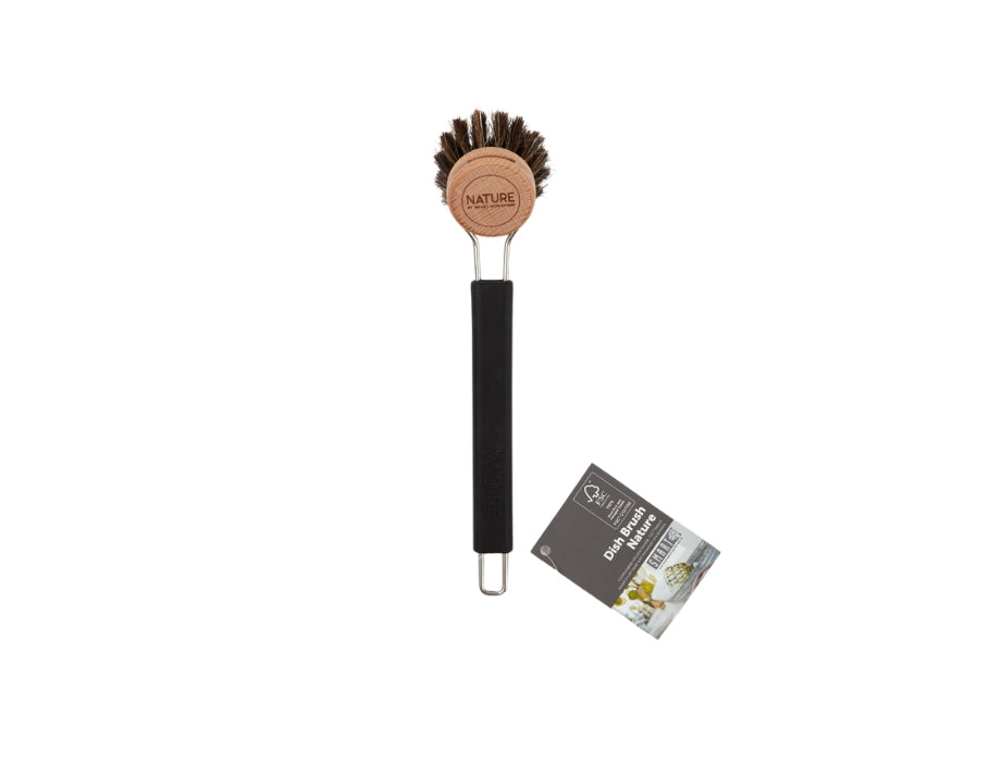 Smart afwasborstel nature soft - zwart