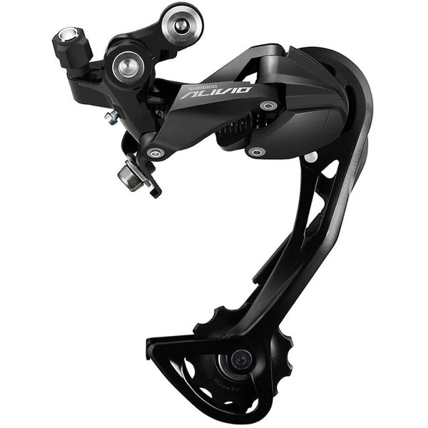 Shimano achterderailleur alivio 9v lange kooi zwart oem