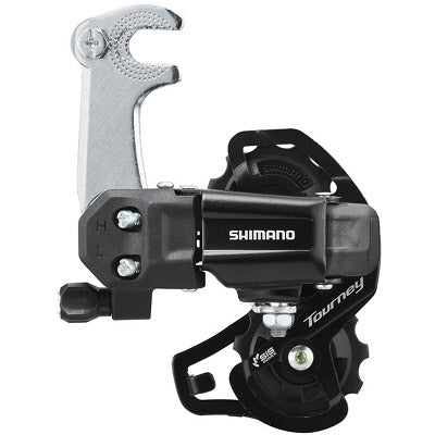 Shimano achterderailleur tourney 6 7v k. kooi haak zwart