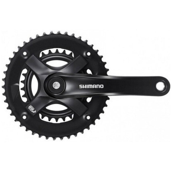 Shimano crankset Tourney 6 7 8v 24 34 42t 175mm zwart
