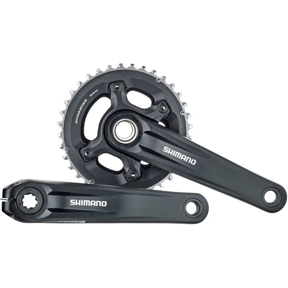 Shimano crankset 11v 36 26t 175mm fc-mt600 zwart oem