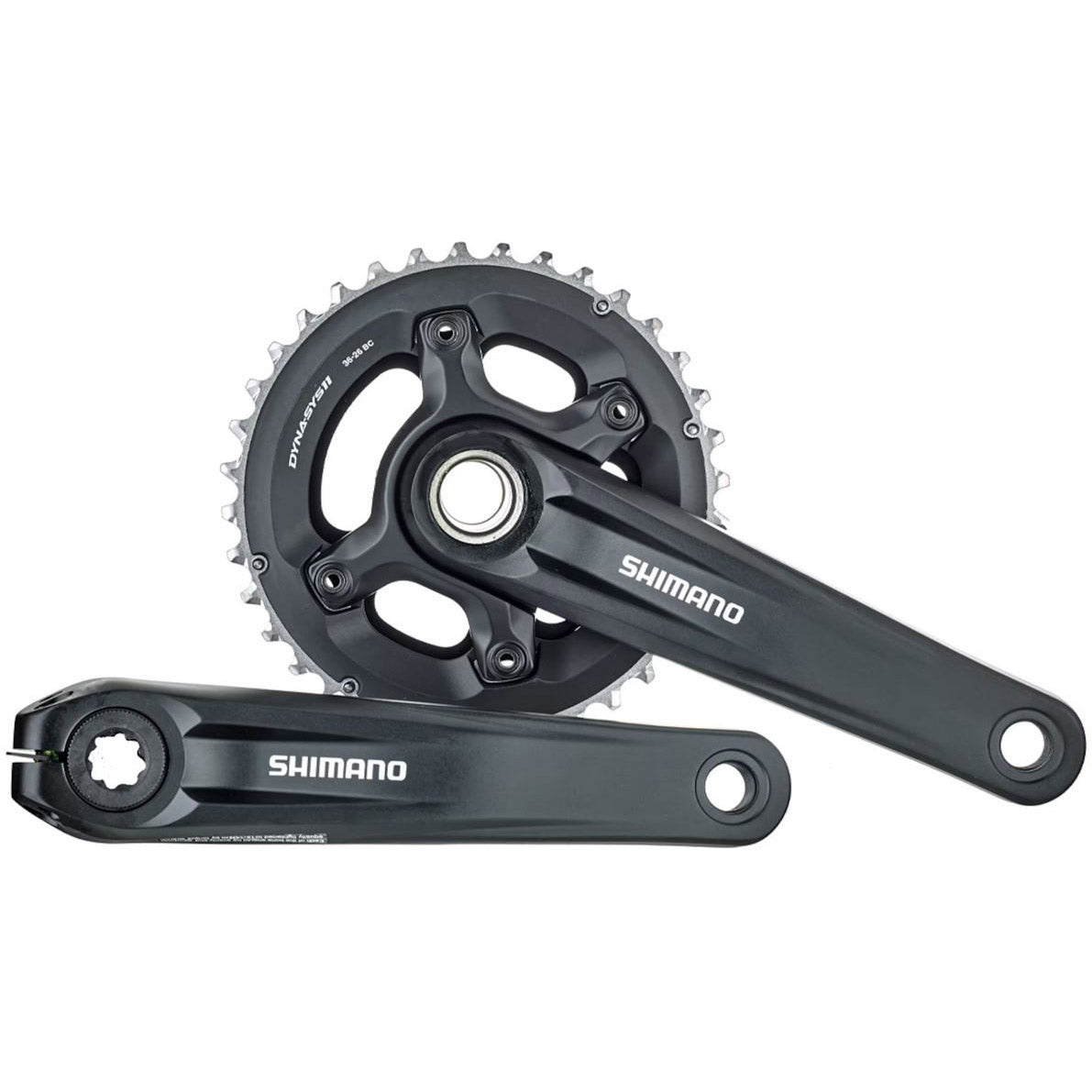 Shimano crankset 11v 34 24t 175mm fc-mt600 zwart oem