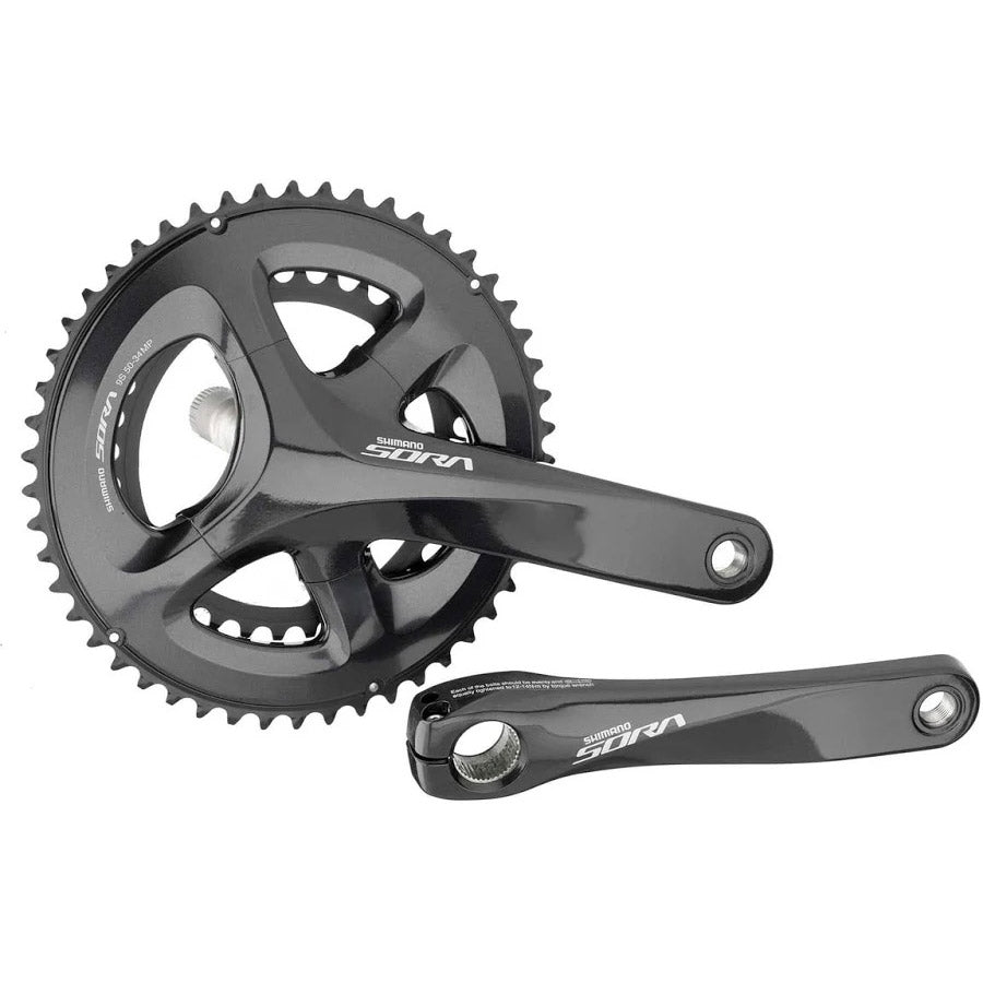 Shimano crankset sora 9v 34-50t 170mm zonder bb oem