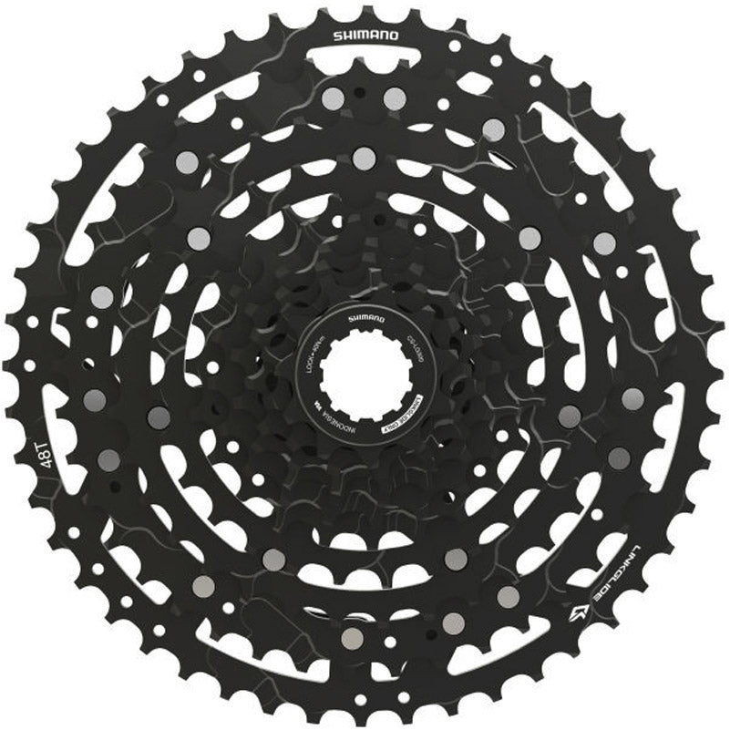 Shimano cassettekeuen 10v 11-48t cs-lg300 zwart