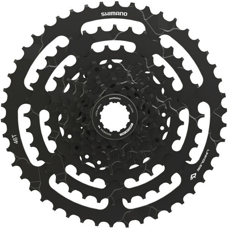 Shimano cassettekeuen 9v 11-46t cs-lg300 zwart