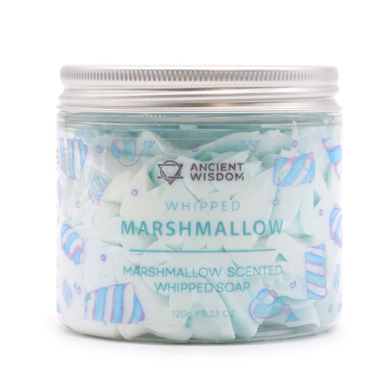 Marshmallowpot met slagroomzeep bodywash