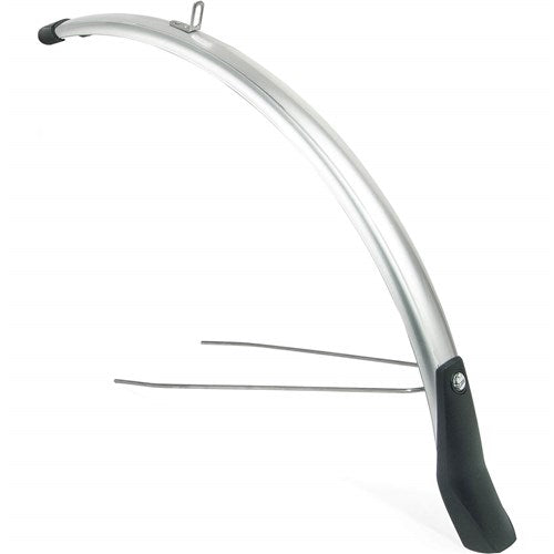 Garde-boue avant Eurofender Snello 28 x 51 mm - argent