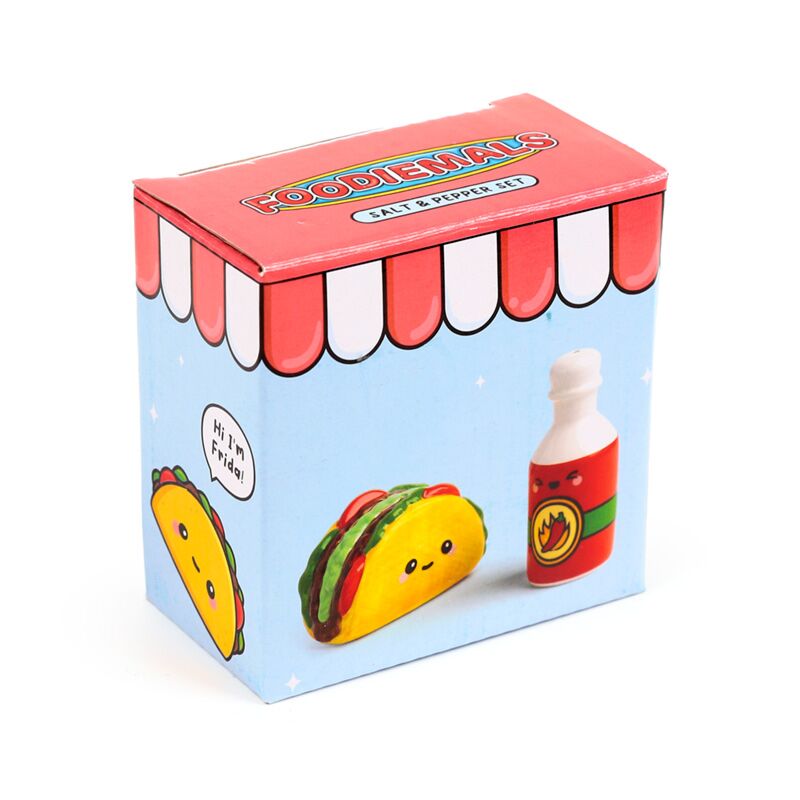 Frida de taco hete saus foodiemals peper- en zoutstel