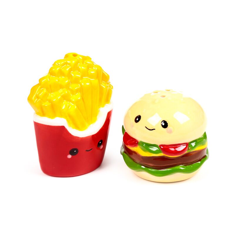 Hammy de burger friet foodiemals peper- en zoutstel