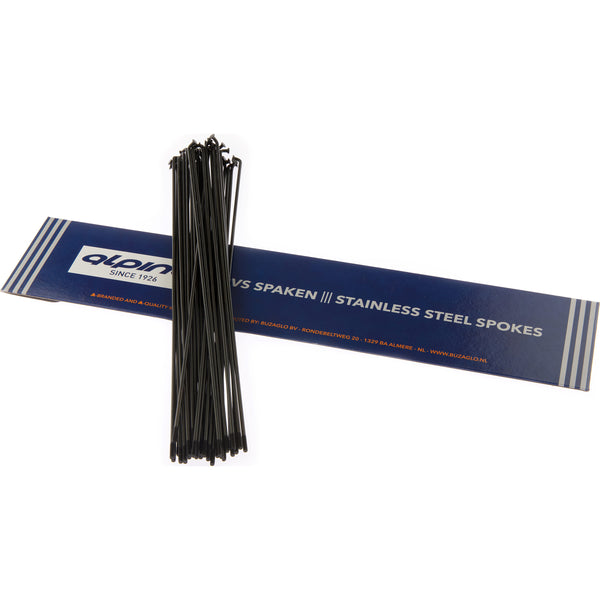 Alpina Spaken 13G (2,34mm) 262mm RVS Zwart (P36)