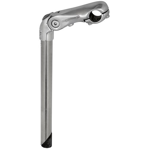 Potence 25.4mm réglable xl alu inox 300 90mm