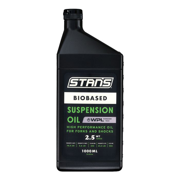 Stan's biobased suspension oil - 2,5wt - 1l