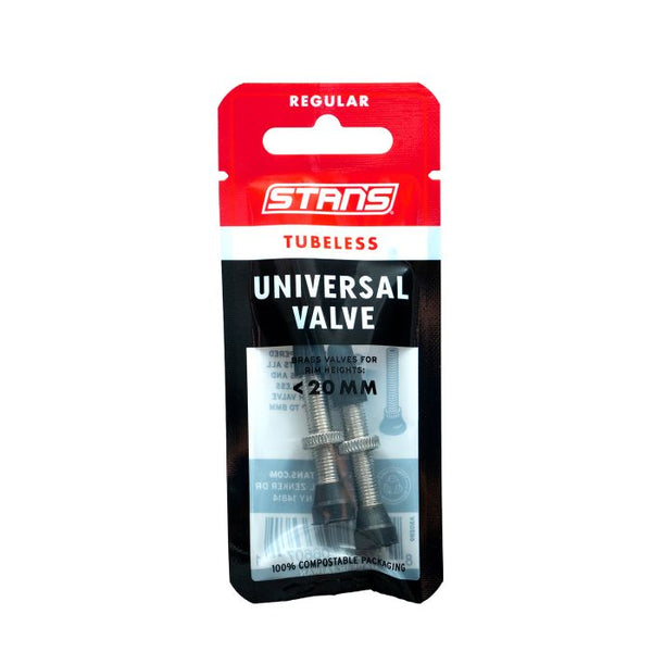 Stan's tubeless universal valves - regular - brass