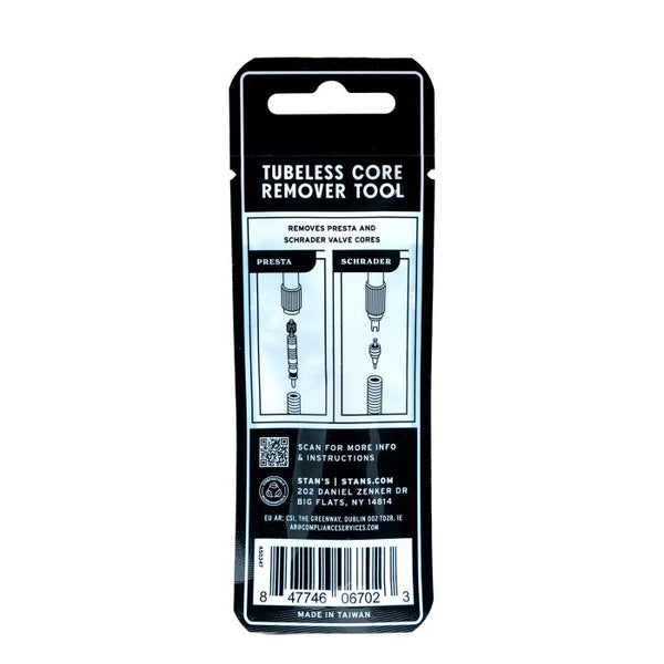 Stan's tubeless core remover tool