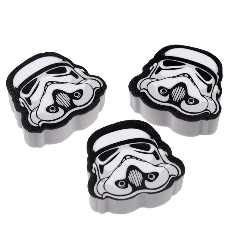 Set van 3 de originele stormtrooper gummen