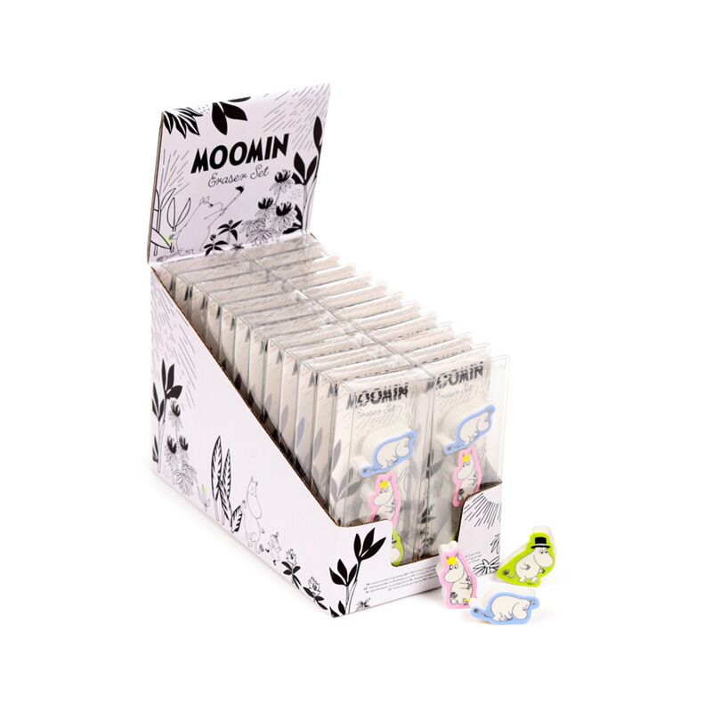 Set van 3 moomin tuingummen