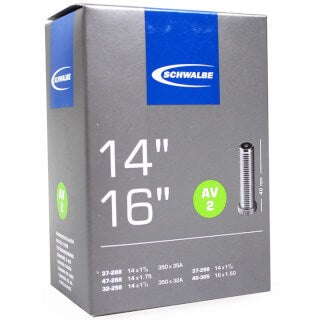Schwalbe Inner Tube av2 14 16 inch 32 47-288 305 av 40 mm