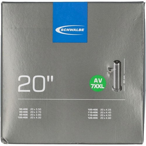 Schwalbe binnenband 20x4.00 90 120-406 av7xxl fatbike