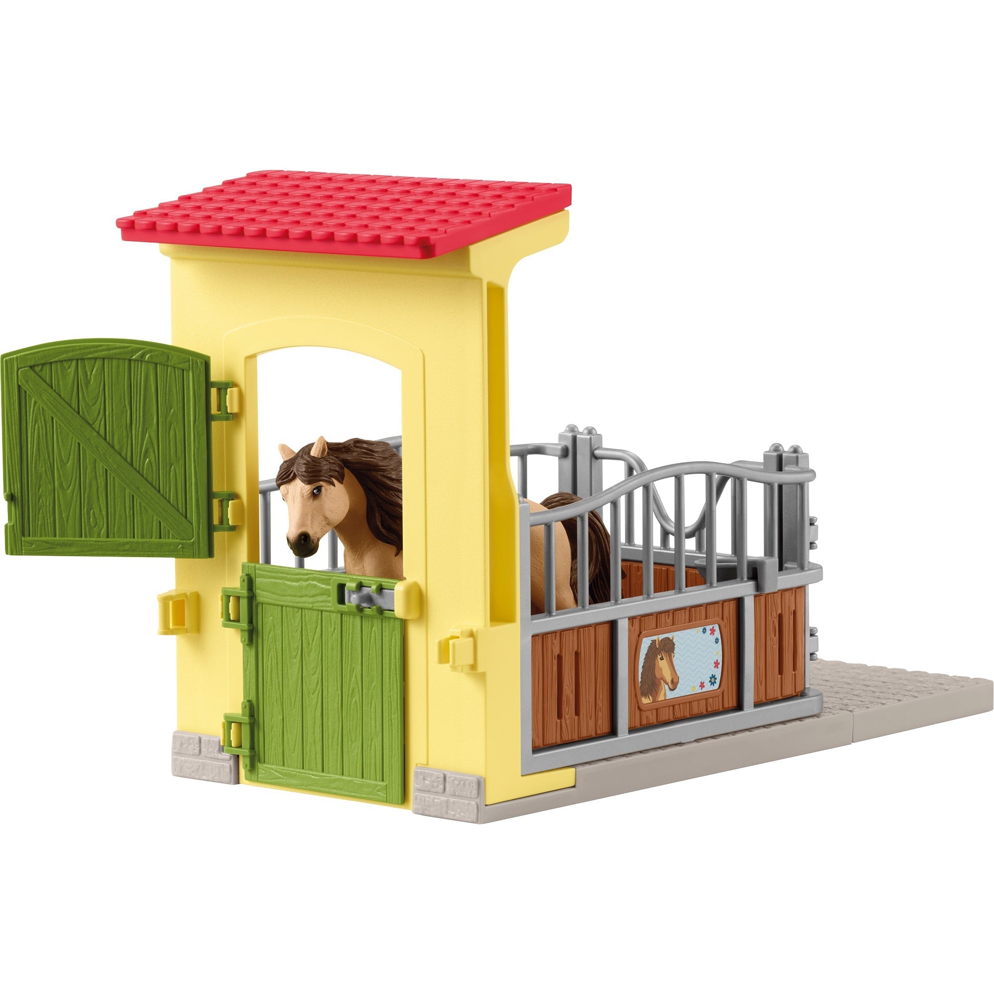 Schleich FARM WORLD Ponystal met Ijslanderhengst 42609