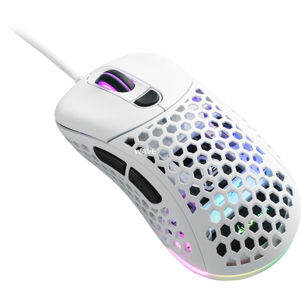 Sharkoon light² 200 gaming muis (wit, 50 - 16,000 dpi, rgb leds)