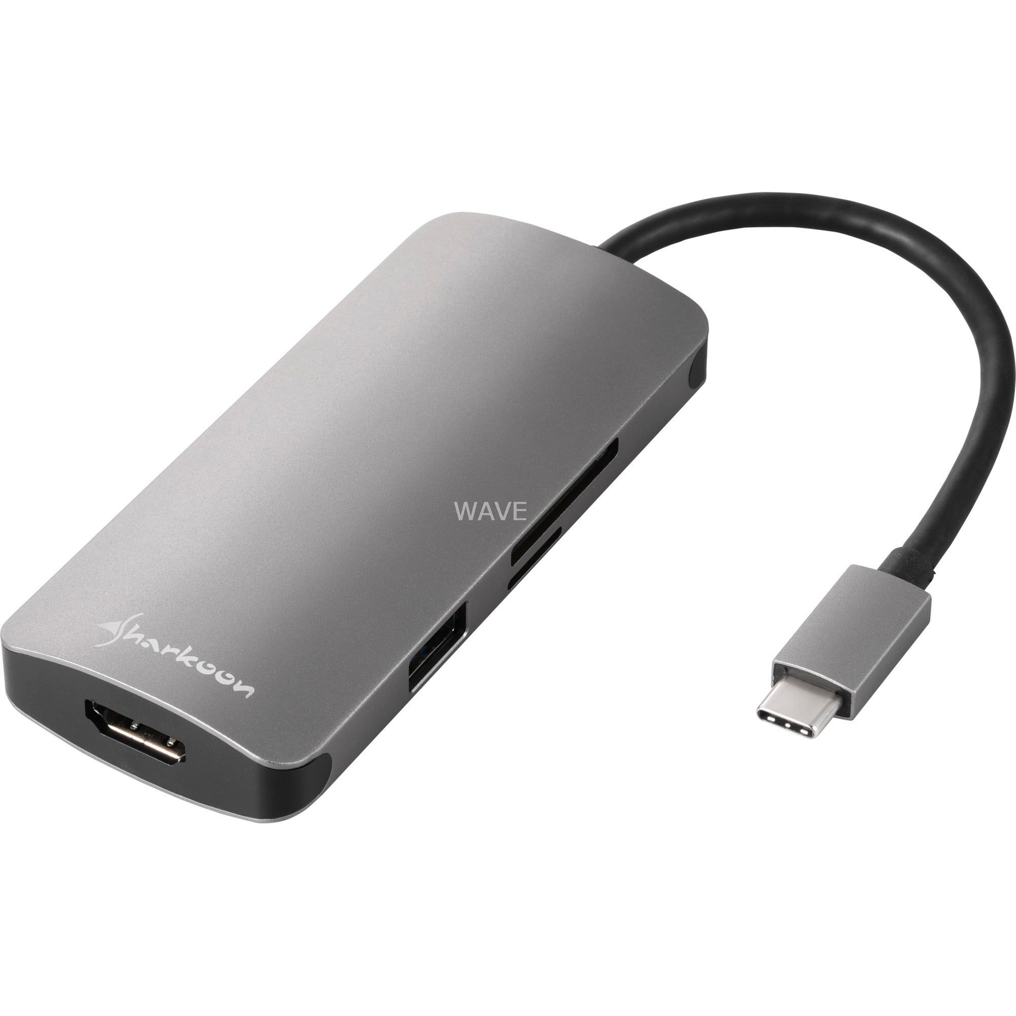 Sharkoon Sharkoon USB 3.0 Type C Multipoort Adapter