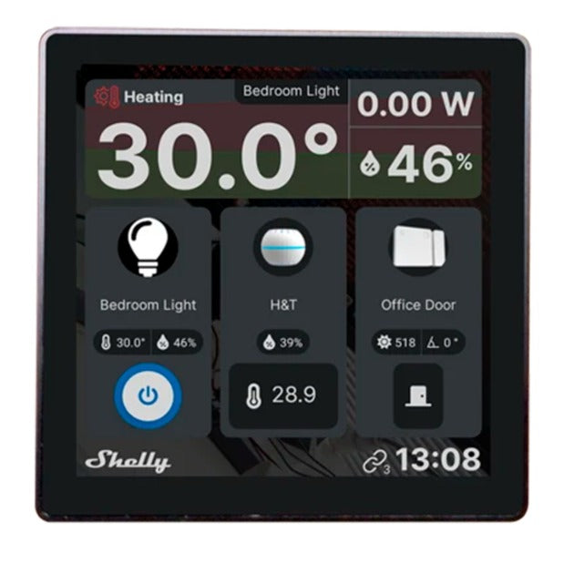 Shelly Wanddisplay Zwart