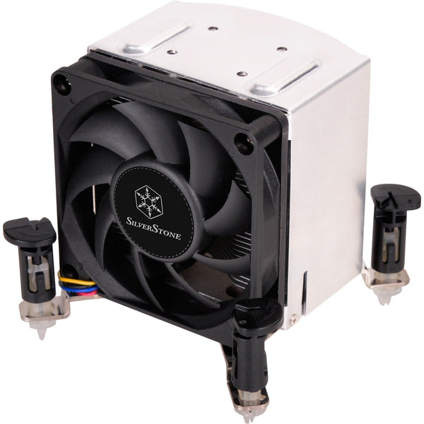 Silverstone ar10-115xp cpu-koeler (zilver zwart, argon series)