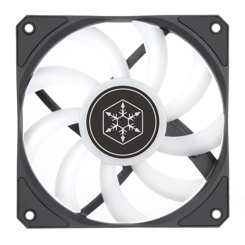 Silverstone air slimmer 120 argb case fan (zwart, 120 x 120 x 15 mm, pwm)