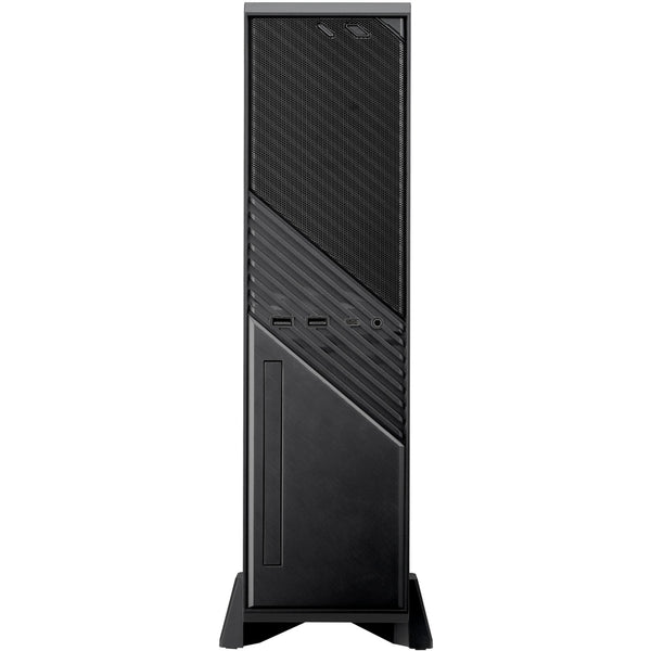Silverstone milo 12 mini tower behuizing (zwart | 2x usb-a | 1x usb-c)