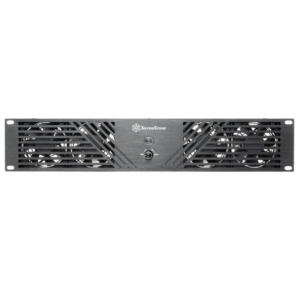 Silverstone rcp2b-480 case fans (zwart, 4 stuks, 80 x 80 x 25 mm, 2u externe fan module)