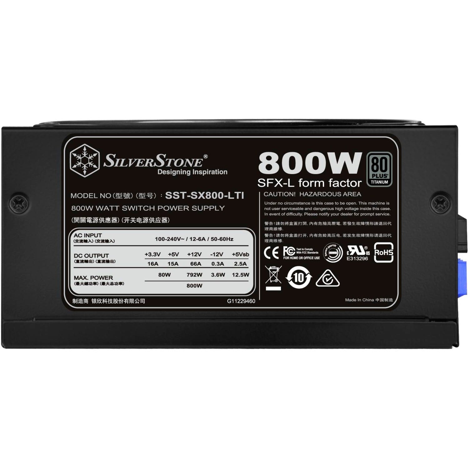 SilverStone SilverStone SX800-LTI v1.2, 800W