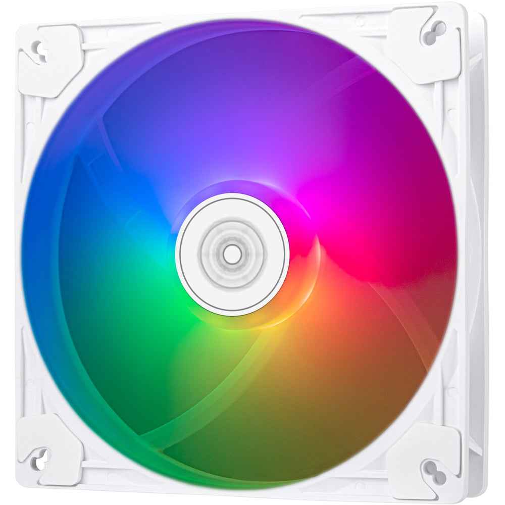 Silverstone vista 140 argb case fan (wit, 140 x 140 x 25 mm, pwm)