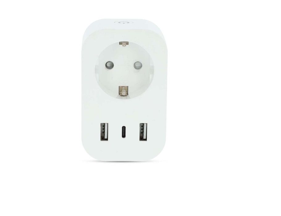 Nedis smartlife slimme stekker - met usb-a en usb-c