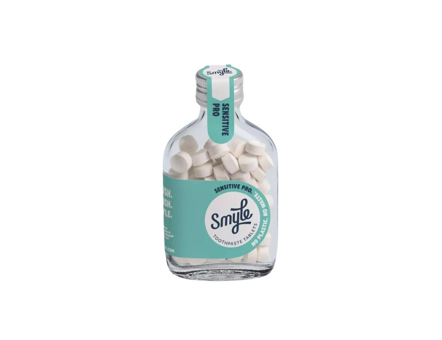 Smyle Tandpasta Tabs Gevoelig Flesje 65st. Ontmoet fluoride