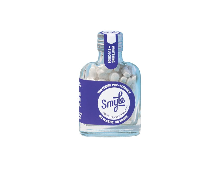 Smyle Tandpasta Tabs Whitening Flesje 65st. Ontmoet fluoride