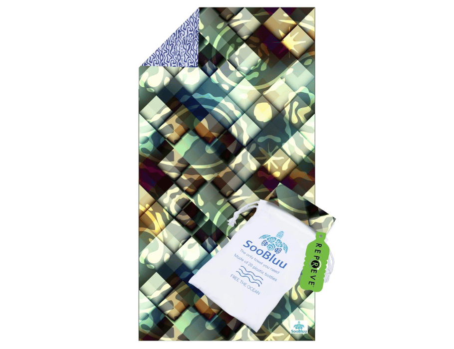 Soobluu strandlaken xl - neon - 100x190cm