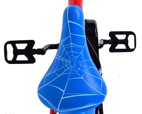 Ultimate Spider-Man Kinderfiets - Jongens - 12 inch - Blauw Rood - Twee handremmen