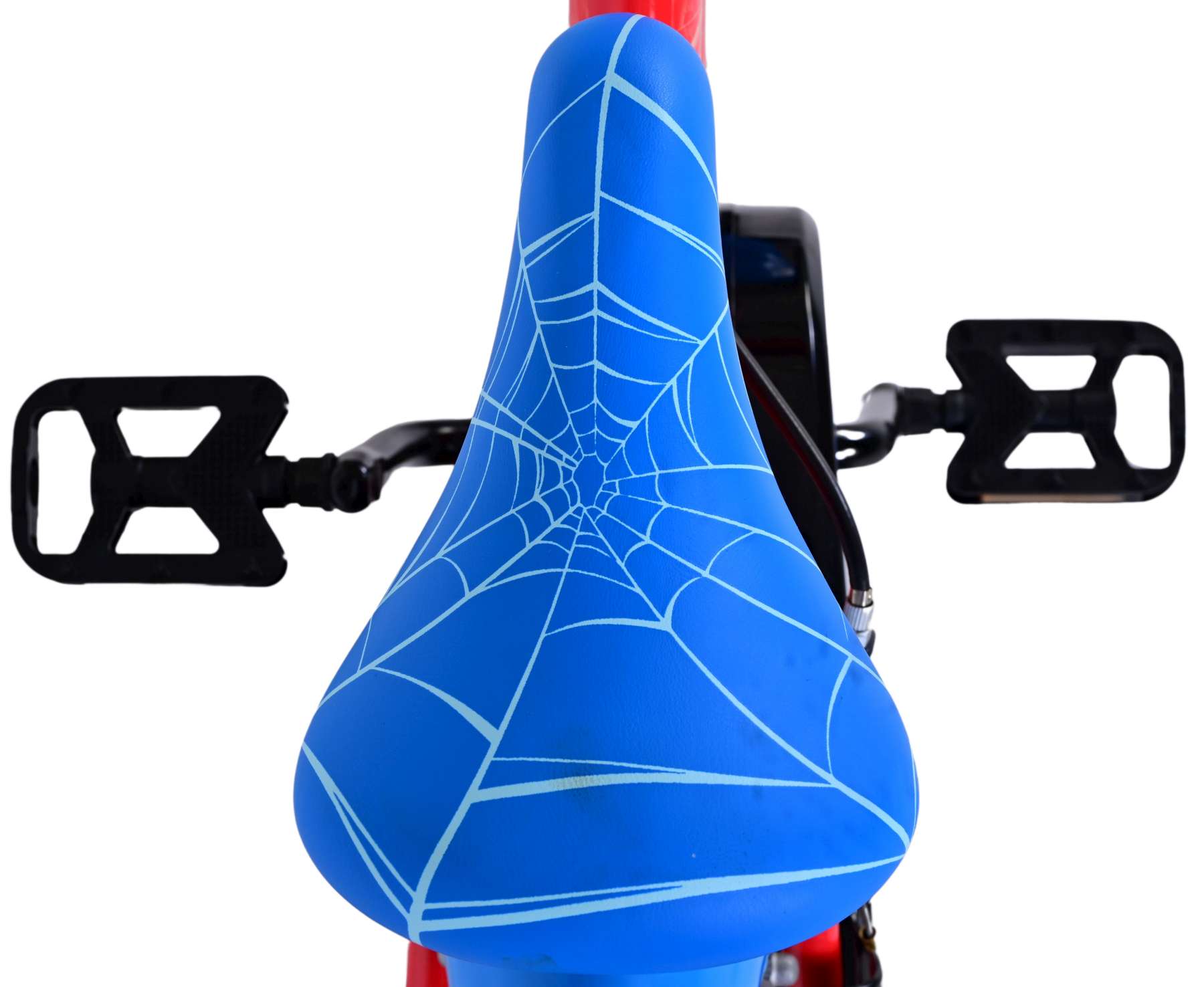 Spiderman ultieme spider-man kinderfiets - jongens - 14 inch - blauw rood - twee handremmen