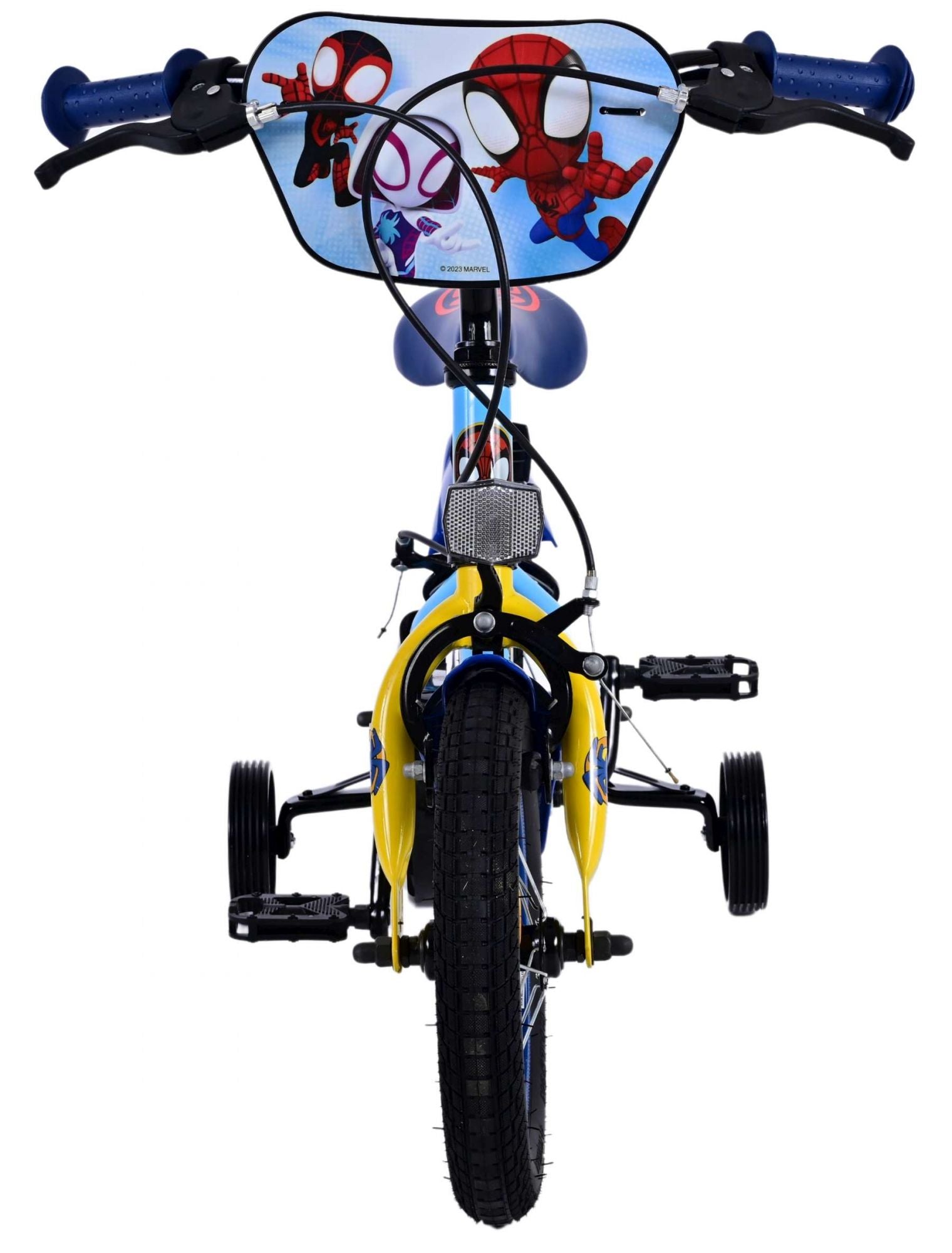 Spidey en zijn geweldige vrienden Spidey Kinderfiets Jongens 12 inch Blauw Twee handremmen