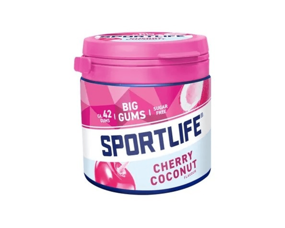 Sportlife cherry coconut jar (4x 99gr)
