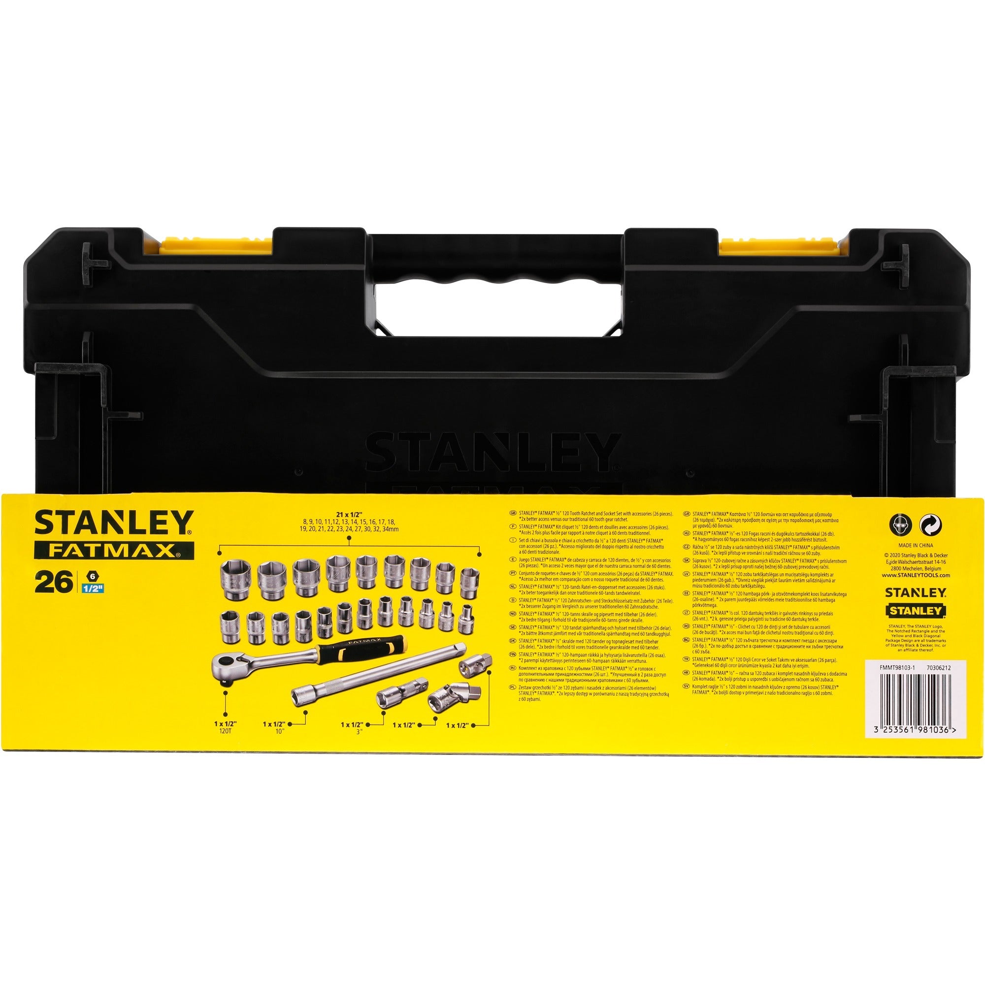 Stanley Stanley FATMAX 1 2 L PRO-STACK Doppenset 1 2 FMMT98103-1