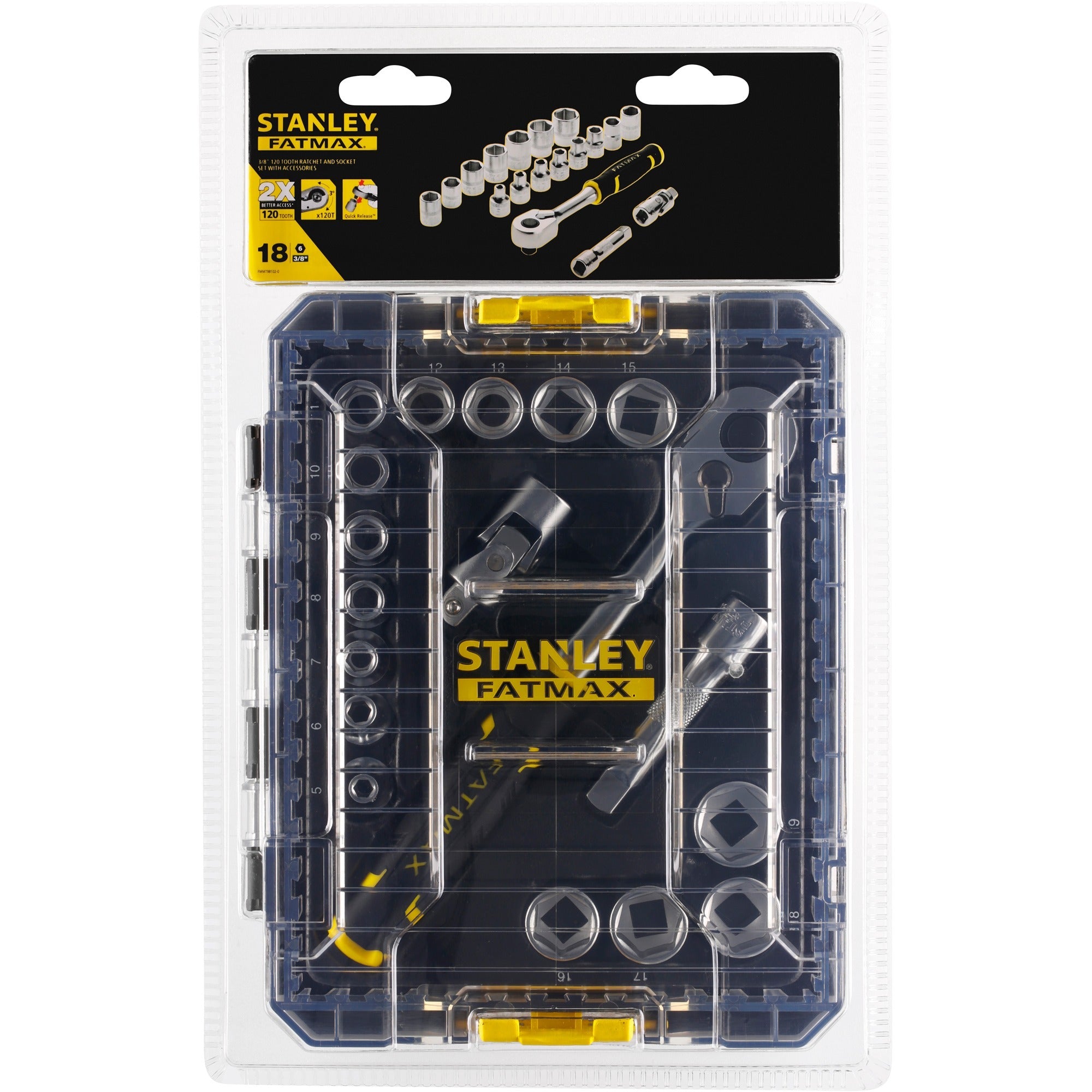 Stanley Stanley FATMAX TSTAK Doppenset 3 8 FMMT98102-0