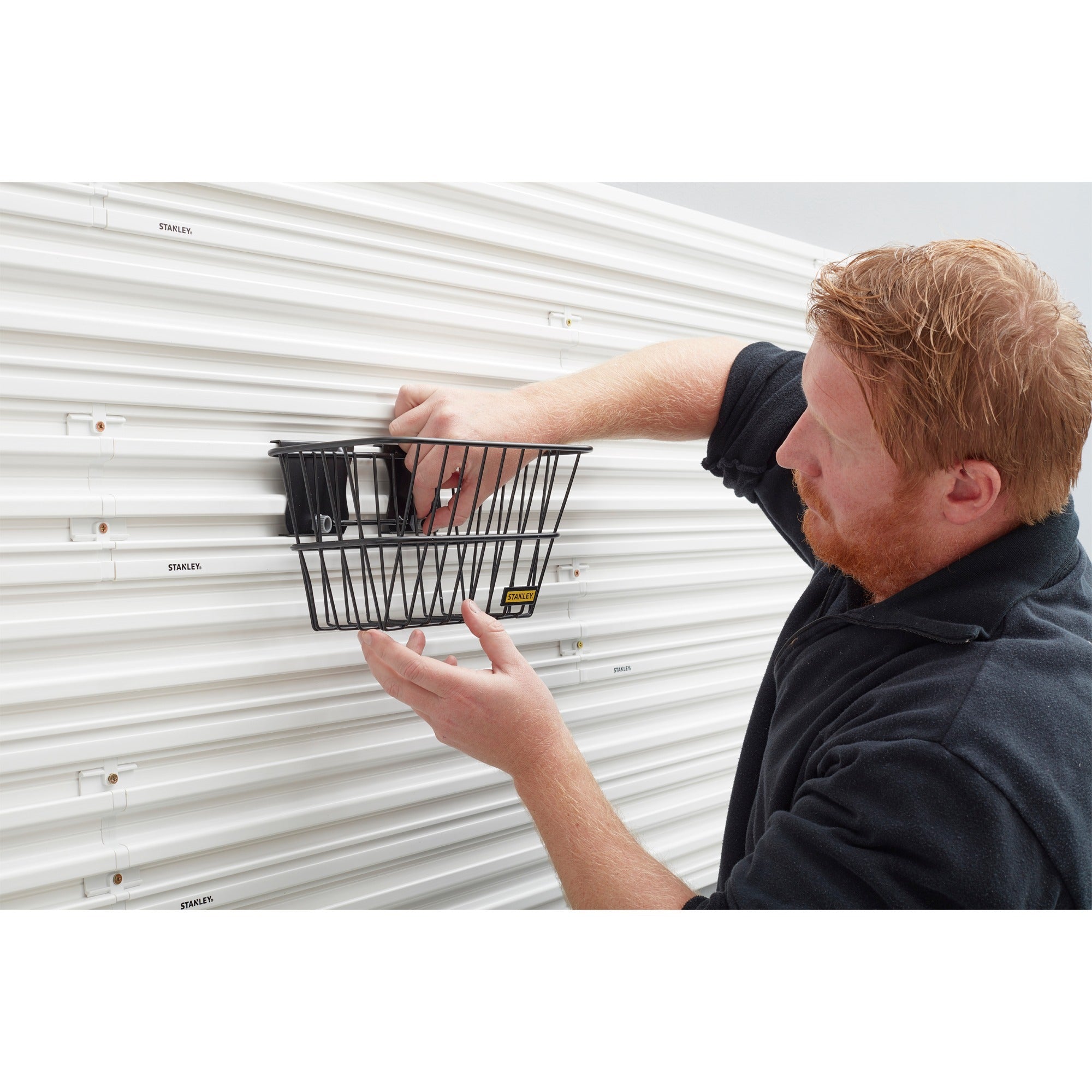 Stanley Track Wall Mandje