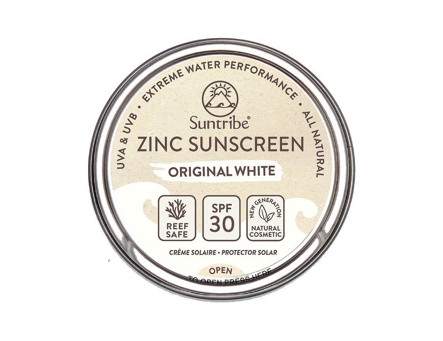 Suntribe zonnebrandcrème - gezicht sport - spf 30 - origineel wit - 45 gr